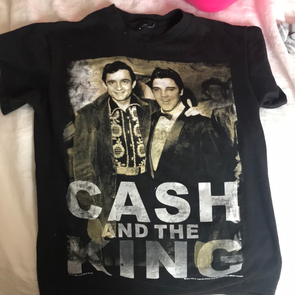 Johnny cash and Elvis Presley T-shirt